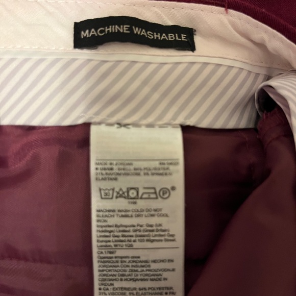 Banana Republic Ryan Pants, Raspberry Color - Picture 8 of 9